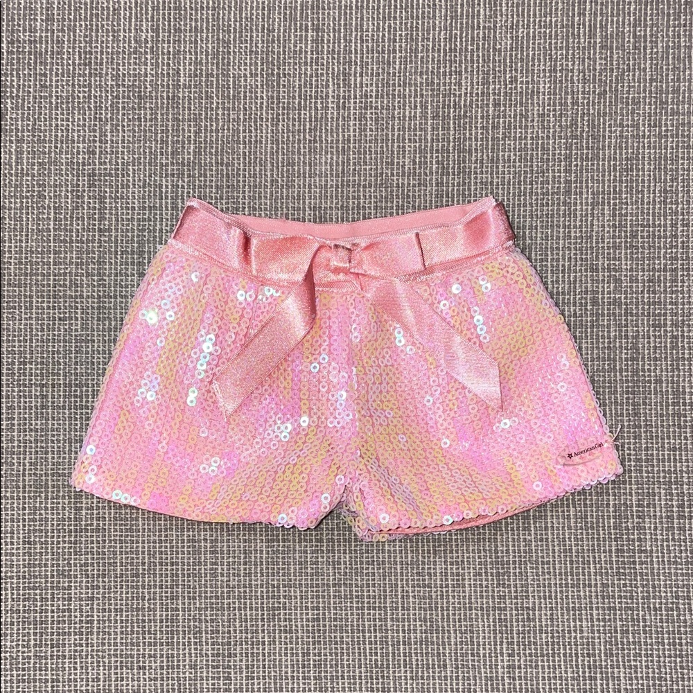 American Girl Doll Seashell Sequin Shorts
